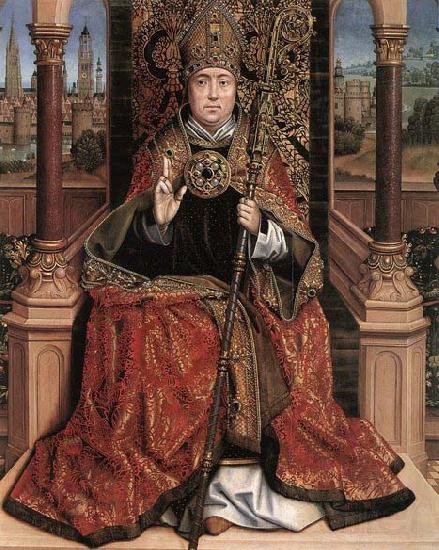 Master of the Saint Lucy Legend St Nicholas Altarpiece Spain oil painting art